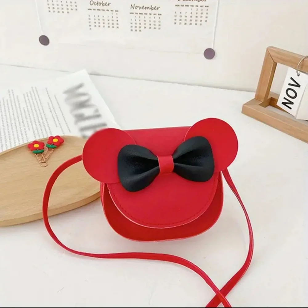 Red Minny Mouse Inspired Hand Bag: